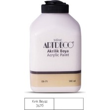 Artdeco 500ML 3670 Kırık Beyaz Akrilik Boya