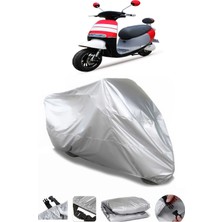 Stmax Viva 80  Gri Motosiklet Brandası Premium Kalite