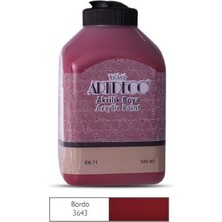 Artdeco 500ML 3643 Bordo Akrilik Boya