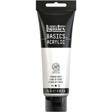 Liquitex Basics Akrilik Boya 118 ml Titanium White 432