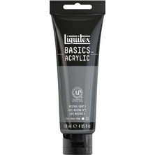 Liquitex Basics Akrilik Boya 118 ml Neutral Gray Value5 599