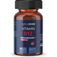 Suplamore Vitamin B12 1000 Mcg Metilkobalamin 60 Dil Altı Tablet