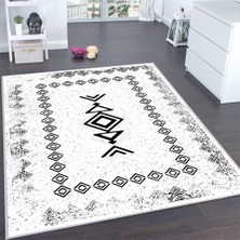 Eliana Home Dijital Baskı Yıkanabilir Kaymaz Taban Salon Halısı ve Yolluk LNA0131-SD1049