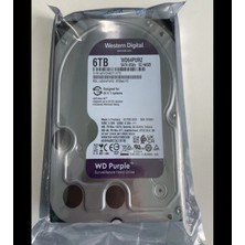 Wd Purple, WD64PURZ, 3.5&quot;, 6tb, 256MB, 5400 Rpm, 7/24 Güvenlik, HDD