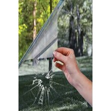 Ecce Şeffaf Güvenlik Cam Filmi Amerikan Çizilmez  75 cm x 4 Metre