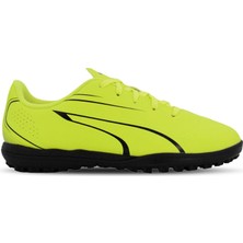Puma Vıtorıa Tt Jr Unisex Çocuk Krampon (Halı Saha) Sarı Kauçuk Dış Taban 38 Numaralı