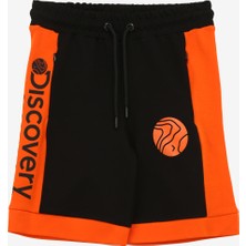 Discovery Expedition Lastikli Bel Standart Siyah Erkek Şort D4SB-SHT3015