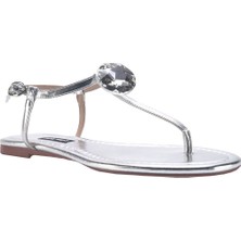 Nine West Artemıs 3fx Gümüş Kadın Düz Sandalet