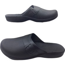 Gezer Erkek Siyah Kapalı Banyo Terliği GE0358-10