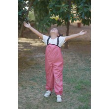 Belkızın Atölyesi Askılı Pembe Termal Tulum