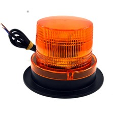 Motoraid 12V-100V Küçük Turuncu Tepe Ikaz Lamba LED Çakar Mıknatıslı