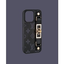 Dukkan Case Kordonlu Deri Telefon Kılıfı - DK163 - iPhone 15