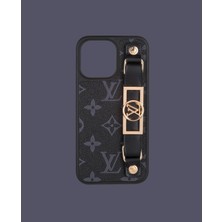 Dukkan Case Kordonlu Deri Telefon Kılıfı - DK163 - iPhone 14 Promax