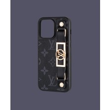 Dukkan Case Kordonlu Deri Telefon Kılıfı - DK163 - iPhone 14 Promax
