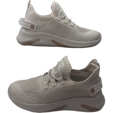 Pasomia  Çocuk Bej Triko Günlük Spor Ayakkabı PSOMIA96-330