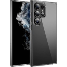 Vendas Samsung Galaxy S24 Ultra Uyumlu Kapak Sert Magic Şeffaf Droga Pc Kılıf