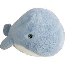 Moon Toys Sevimli Yavru Balina Mavi Peluş Uyku Arkadaşım Yastık 40 cm