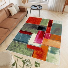 Eliana Home Dijital Baskı Yıkanabilir Kaymaz Taban Salon Halısı ve Yolluk LNA0622