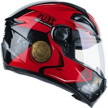 Zeus ZS-811A AL39 Black Red Kapalı Kask