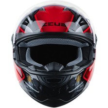 Zeus ZS-811A AL39 Black Red Kapalı Kask