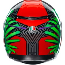 Agv K3 Kamaleon Black Red Green Kapalı Kask