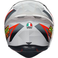 Agv K1 S Blipper Grey Red Kapalı Kask