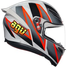 Agv K1 S Blipper Grey Red Kapalı Kask