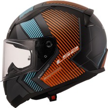 Ls2 Rapıd 2 Extra Mat Gri-Neon Turuncu Kask