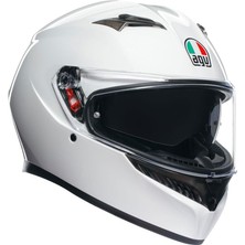 Agv K3 Mono Seta White Kapalı Kask