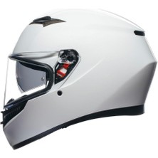 Agv K3 Mono Seta White Kapalı Kask