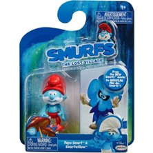 Toptan Bulurum Şirinler Kayıp Köy Şirin Baba & Smurfvillow Figür Set - 5 cm