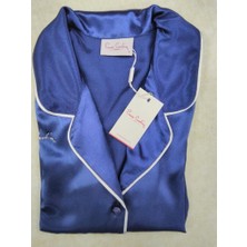 Pierre Cardin 1200 Kadın Uzun Kollu Saten Pijama Takımı