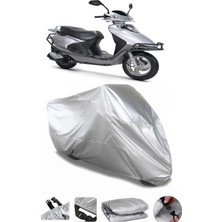 CoverPlus Rks Spontini 110 Gri Su Geçirmez Motosiklet Brandası