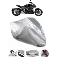 CoverPlus Ducati Diavel V4 Gri Su Geçirmez Motosiklet Brandası