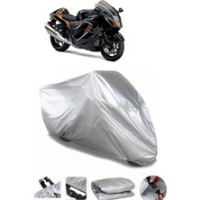 CoverPlus Suzuki Gsx-R 1300 Hayabusa Gri Su Geçirmez Motosiklet Brandası