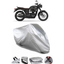 CoverPlus Triumph Bonneville T120 Gri Su Geçirmez Motosiklet Brandası
