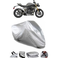 CoverPlus Triumph Speed Triple Gri Su Geçirmez Motosiklet Brandası