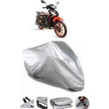 CoverPlus Arora Smart 50 Gri Su Geçirmez Motosiklet Brandası