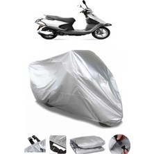 CoverPlus Yuki Active 125 Gri Su Geçirmez Motosiklet Brandası