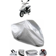 CoverPlus Mondial 125 mt Gri Su Geçirmez Motosiklet Brandası