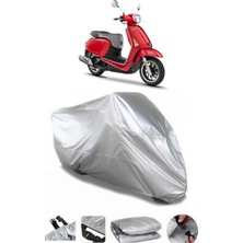 CoverPlus Kymco Like 125 Gri Su Geçirmez Motosiklet Brandası
