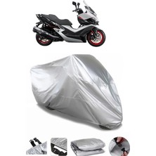 CoverPlus Kymco Xciting Vs 400 Gri Su Geçirmez Motosiklet Brandası