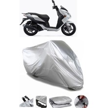 CoverPlus Rks Cityblade Gri Su Geçirmez Motosiklet Brandası