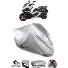 CoverPlus Kymco Xciting Vs 400 Limited Edition Gri Su Geçirmez Motosiklet Brandası