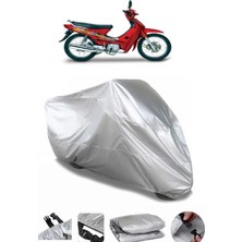 CoverPlus Kanuni Seyhan 125 Gri Su Geçirmez Motosiklet Brandası