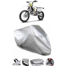 CoverPlus Husqvarna Te 300I Gri Su Geçirmez Motosiklet Brandası