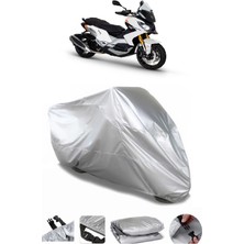 CoverPlus Peugeot Xp 400 Gri Su Geçirmez Motosiklet Brandası