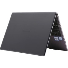 SyncCase Huawei Kılıf MateBook D15 Koruyucu (2019-2020-2021-2022 Yılı) ile Uyumlu Kristal iz Yapmaz Kılıf