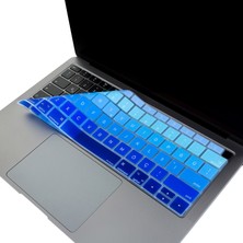 McStorey Laptop Macbook Air Klavye Koruyucu US-TR Harf Baskılı A1932 ile Uyumlu Ombre