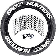 Otoelit Lastik Yazısı/araba Lastik Yazısı/tire Text/ Speedhunters 4lü Set+Yapıştırıcı+Zımpara